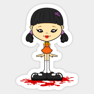 Kawaii Squid Doll Sticker